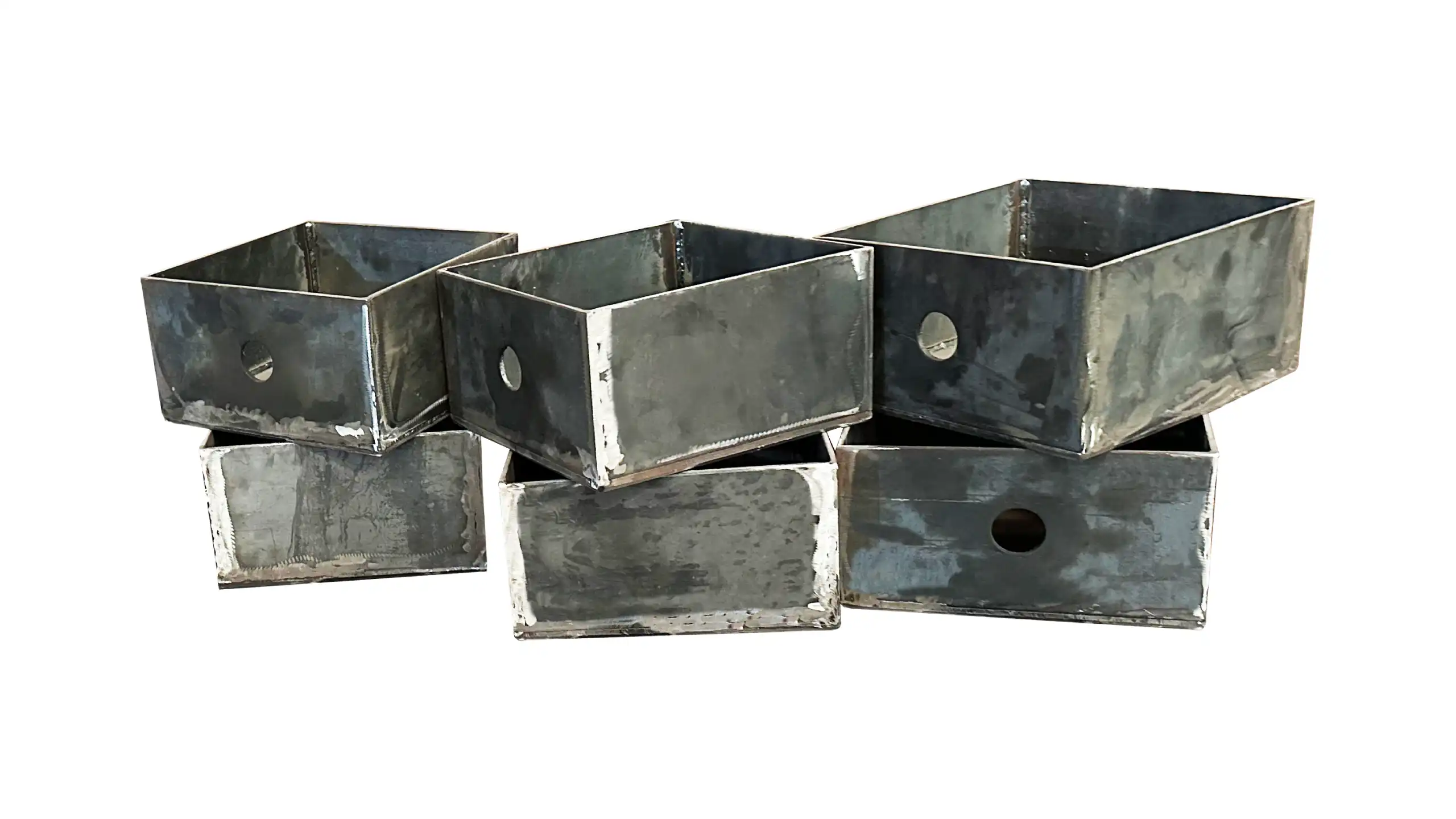 High-resolution precast pile joint plate for strong, stable pile connections in construction.