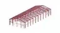 Steel structure for durable and robust construction, ideal for buildings, bridges, and industrial applications requiring strength and stability.