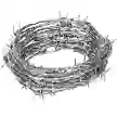 Steel barbed wire for enhanced security and protection around properties, providing durable and effective deterrence against intruders and livestock control.