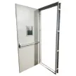 Steel door for enhanced security and durability in residential and commercial properties, providing reliable access control and protection against intrusions and weather elements.