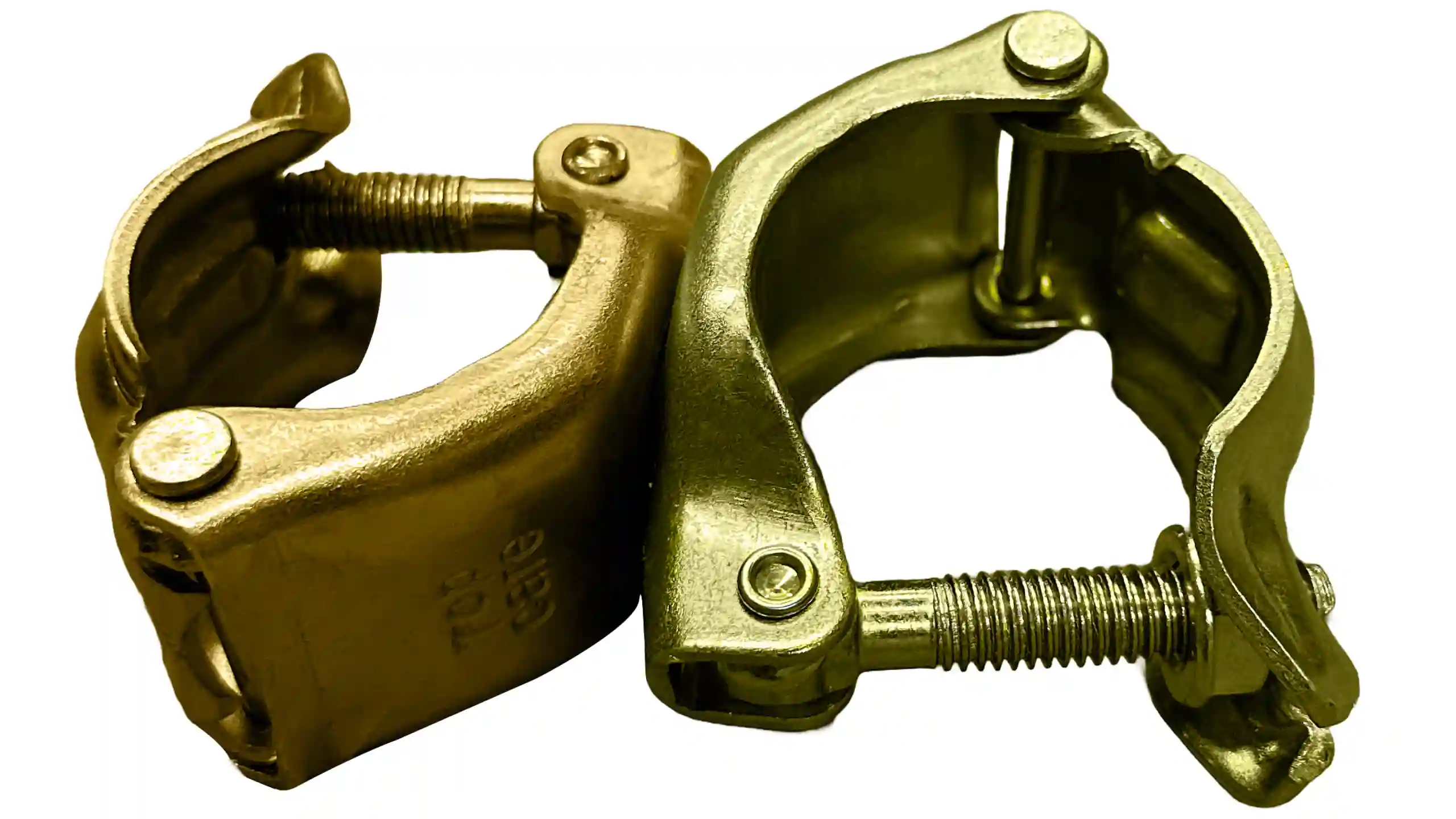 High-resolution swivel clamp for flexible, secure pipe and scaffolding connections.